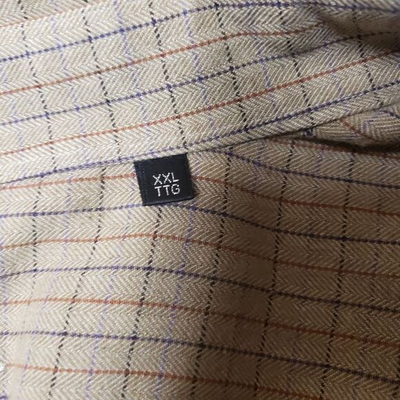 Men's Jack Lipson Button Down Long Sleeve Casual City Shirt Sz XXL PO Good - Picture 7 of 10